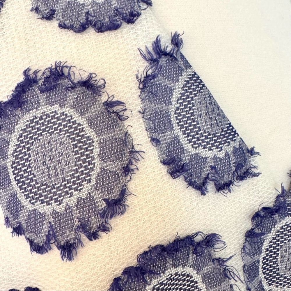Anthro Maeve Gioia Textured Lace Top M - Picture 5 of 13